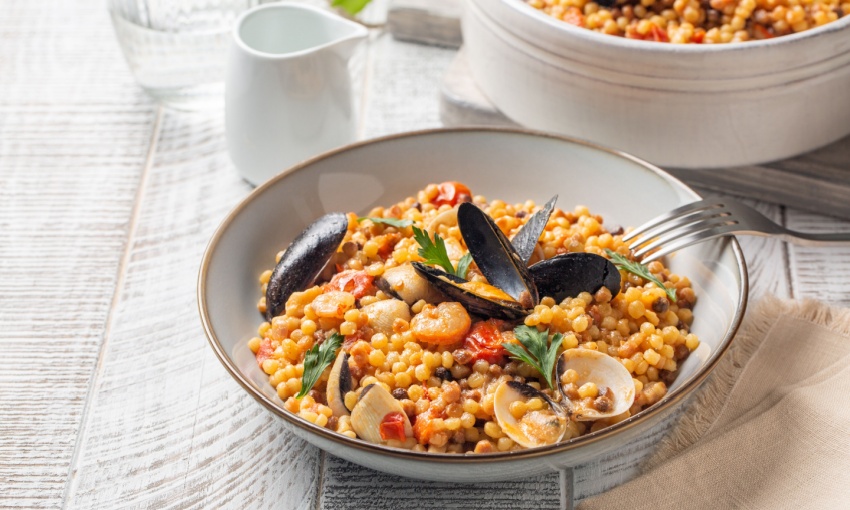 fregola con arselle