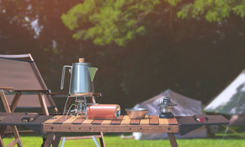 tavolino da campeggio