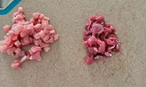 carne a cubetti