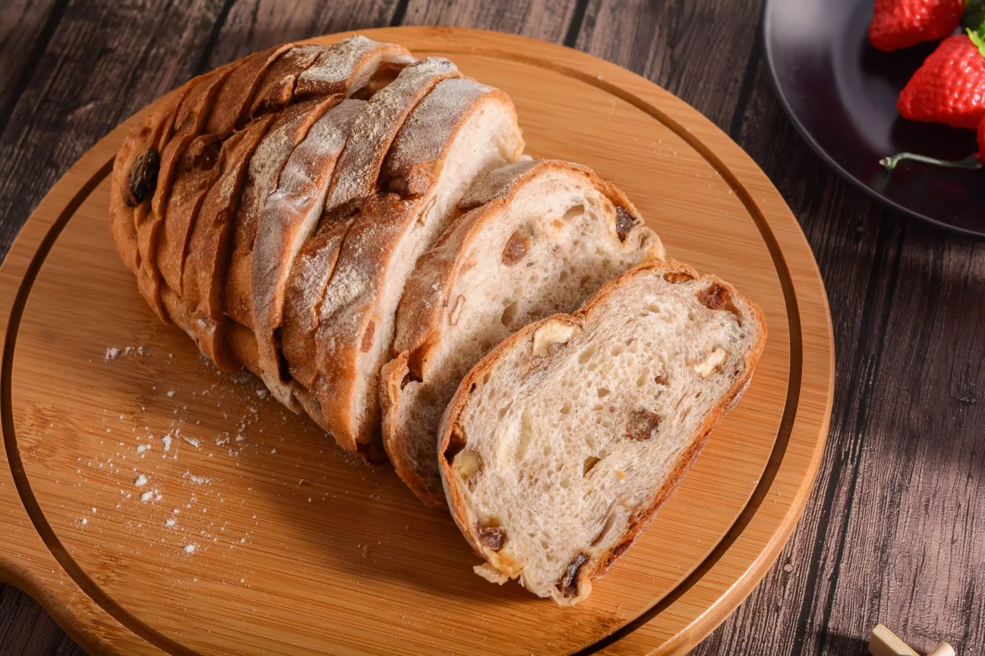 pane al farro noci e miele