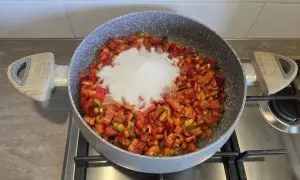 zucchero nei peperoni