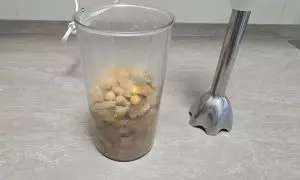 ceci, funghi e brodo nel miniprimer