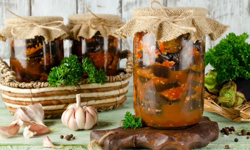 melanzane in barattolo