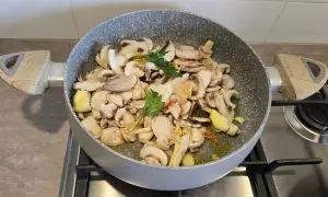 funghi in padella