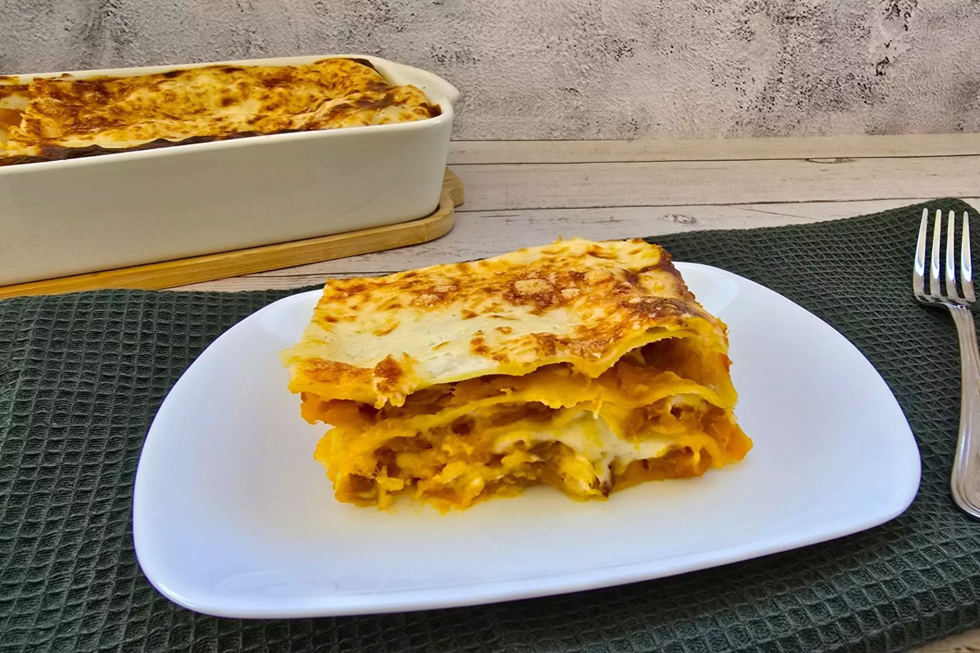 lasagna con la zucca