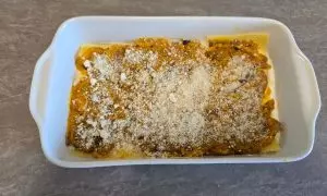 strato crema di zucca e pancetta