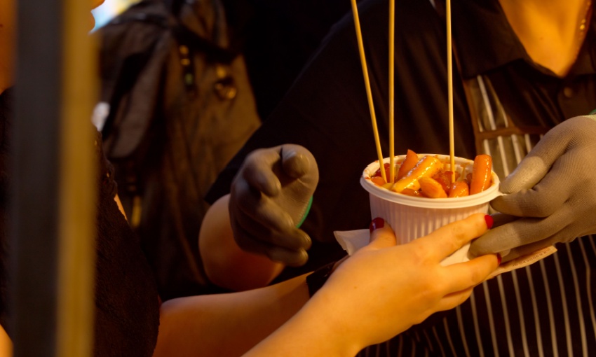 Venditore di tteokbokki