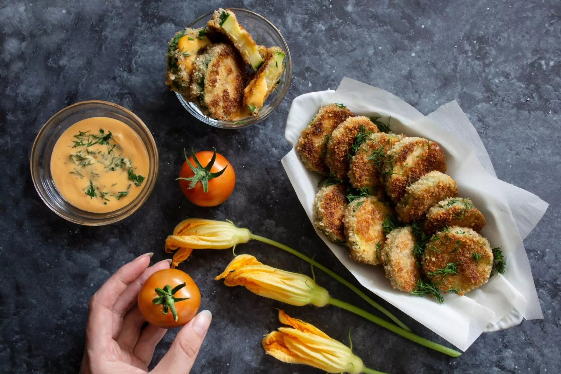 zucchine in friggitrice ad aria