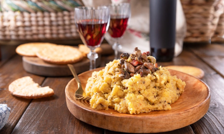 polenta ai funghi