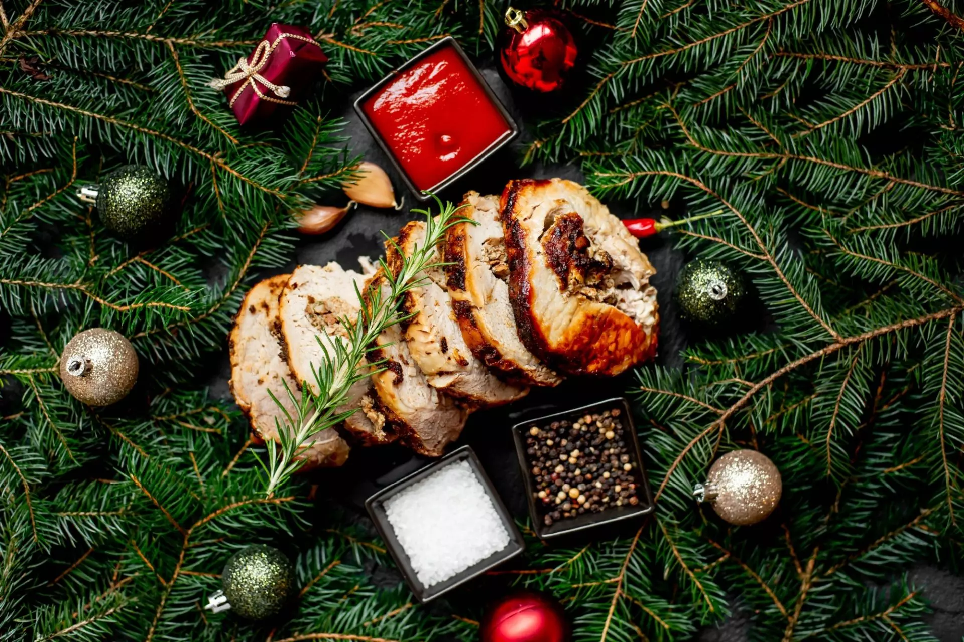 secondi di carne di Natale