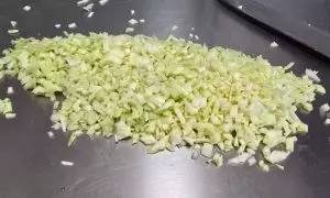 cavolo tritato finemente
