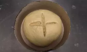 impasto pronto nello stampo