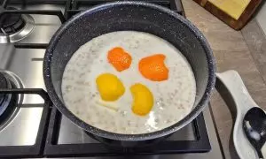 grano cotto e scorza d'arancia