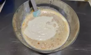 ricotta aggiunta all'impasto