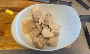 tocchetti di maiale cotti