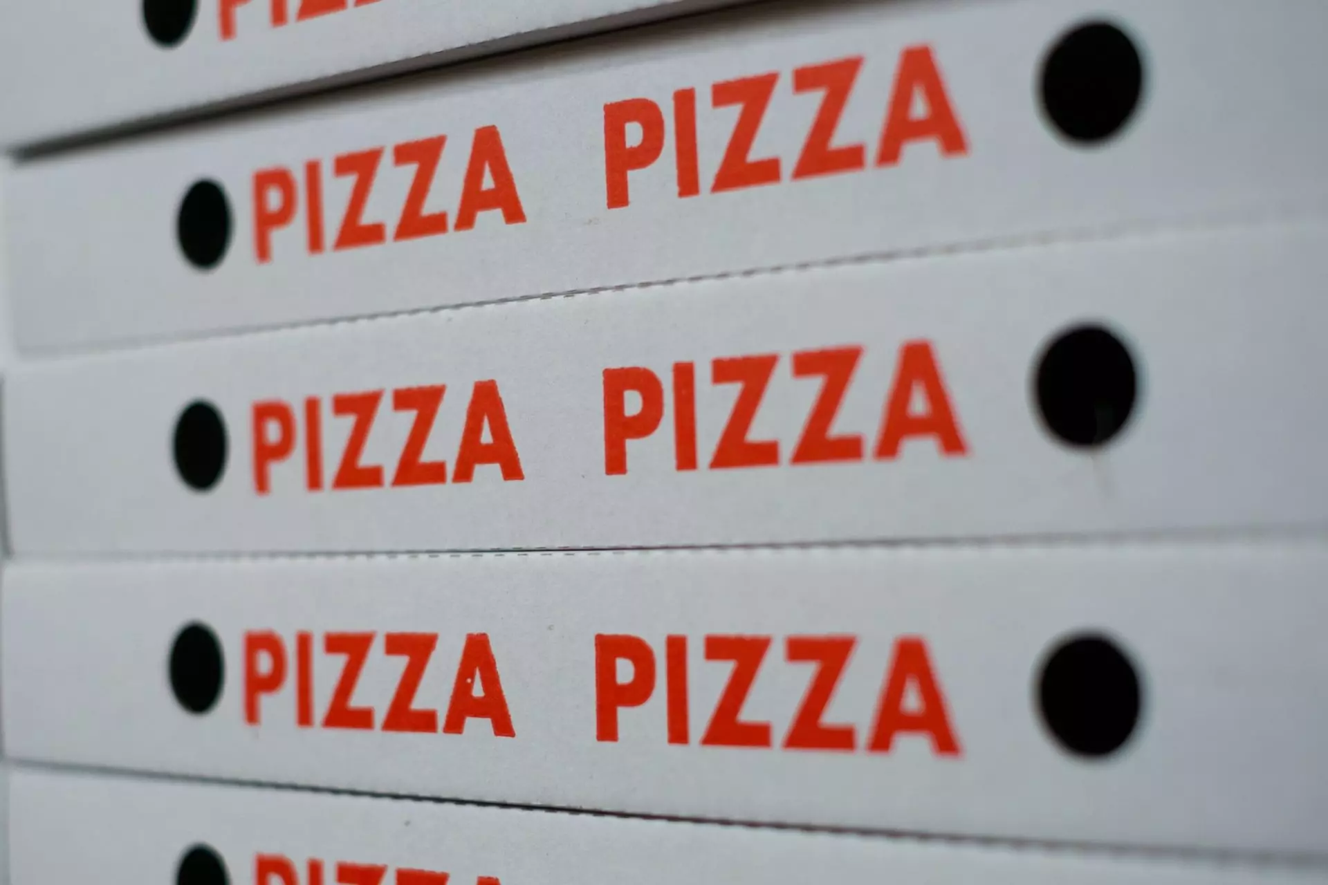 cartone della pizza