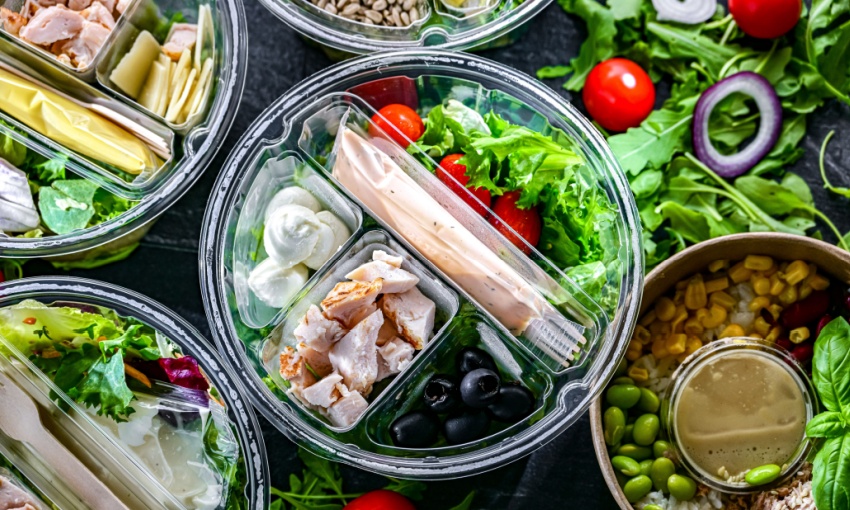 packaging delle insalate pronte