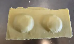 seconda sfoglia che copre il ripieno