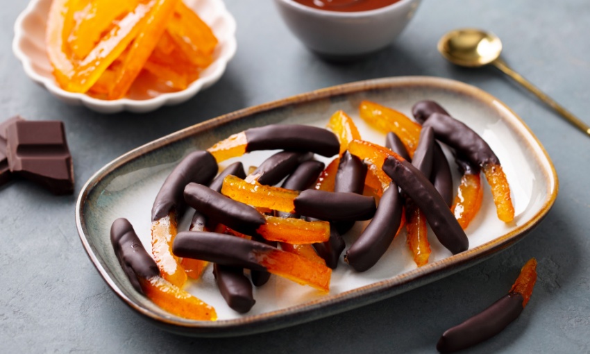 cetrangolo candito al cioccolato
