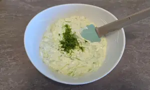 salsa pronta da far riposare in frigorifero
