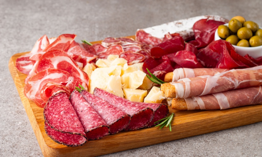 tagliere di salumi e formaggi