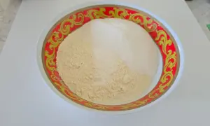 farina, lievito e zucchero