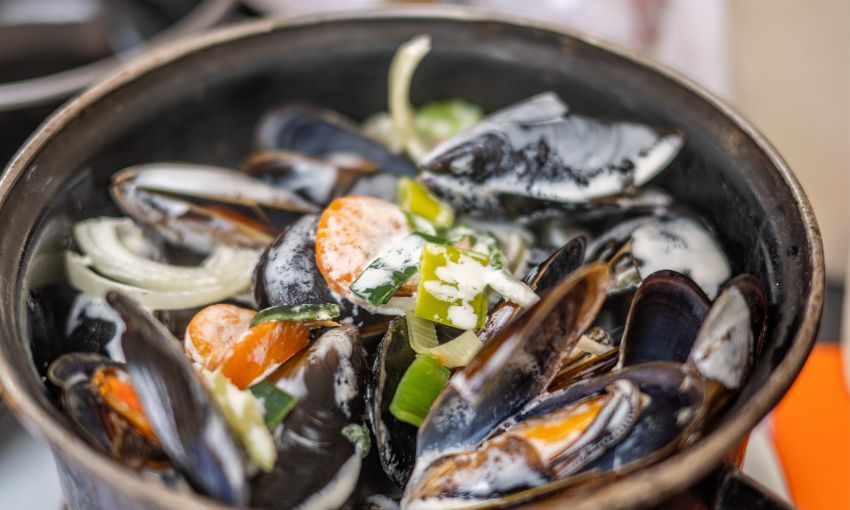 moules à la crème