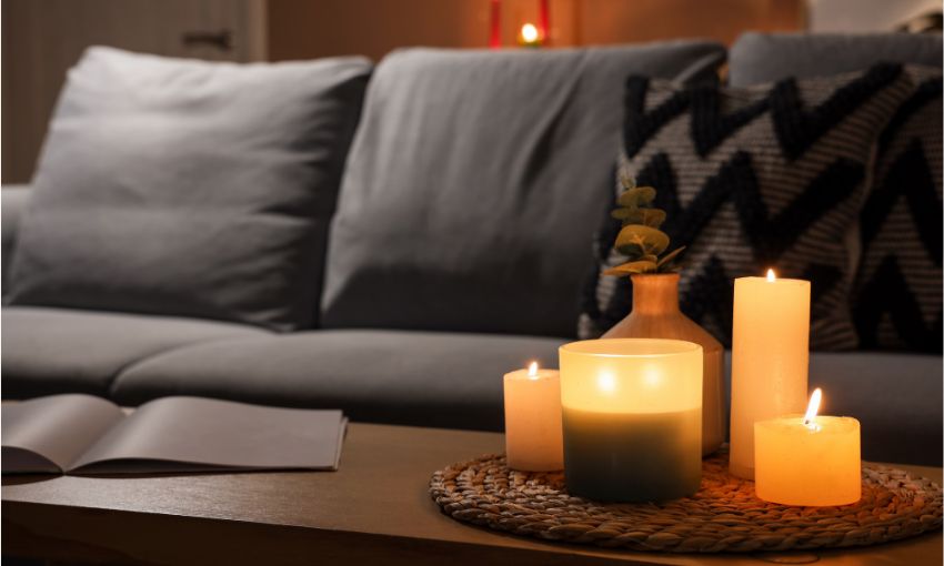 candele in casa