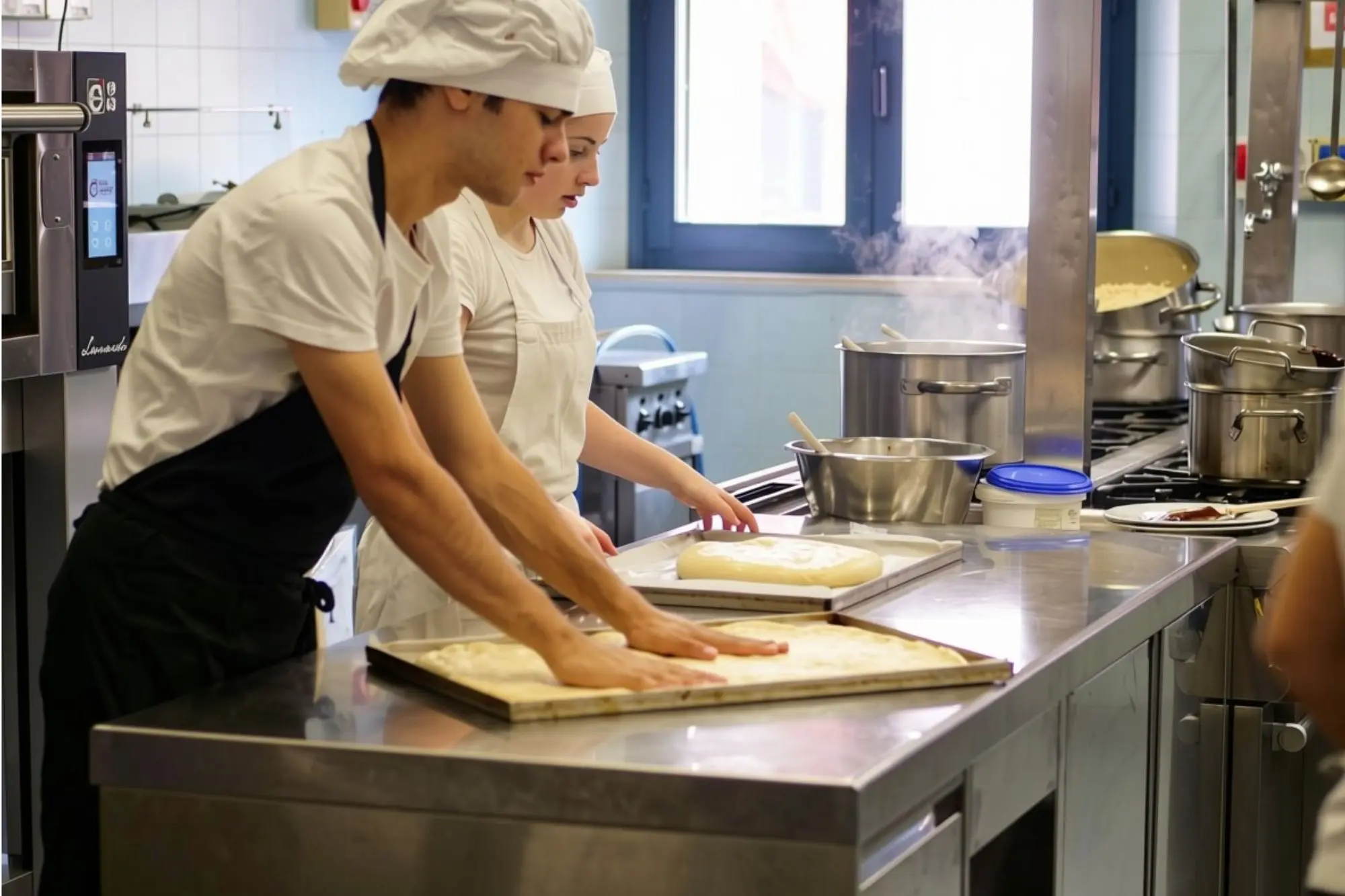 studenti in cucina