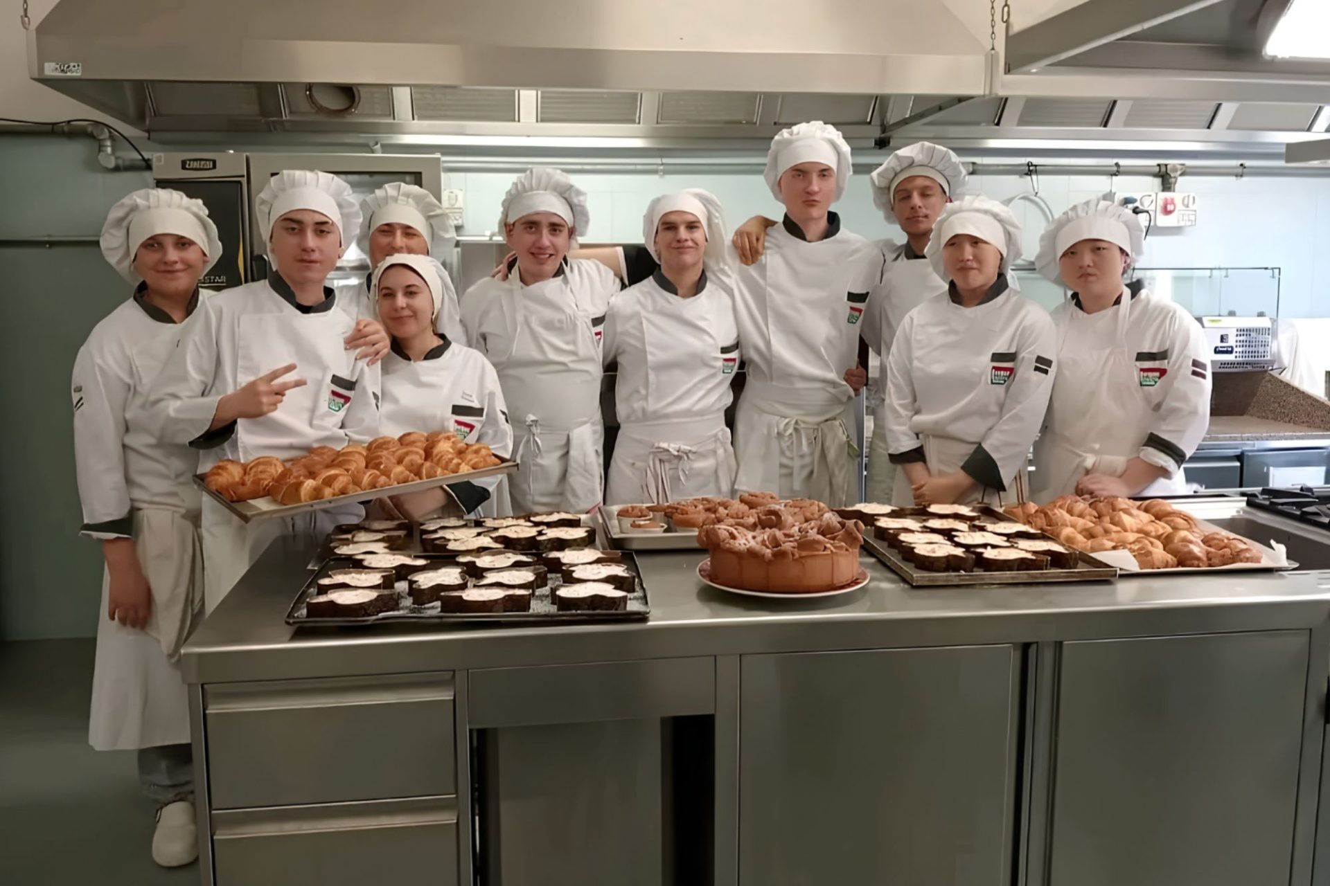 studenti di pasticceria